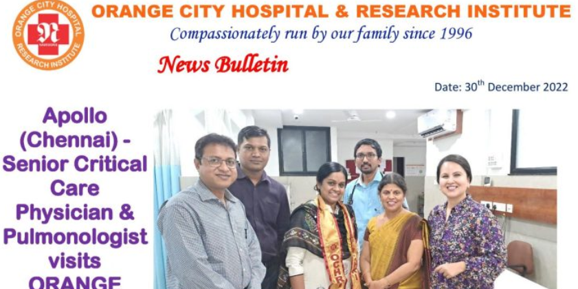 Apollo (Chennai) – Senior Critical Care Physician &Amp; Pulmonologist Visits Orange Campus