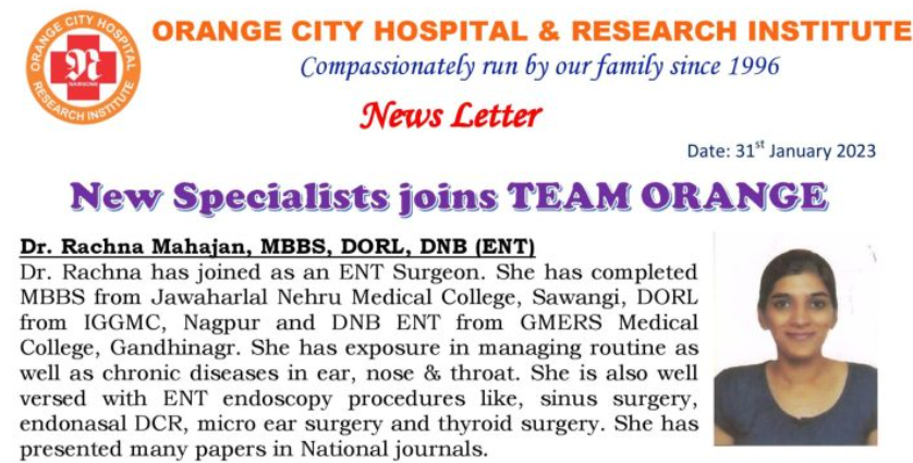 NEW SPECIALISTS JOINS TEAM ORANGE