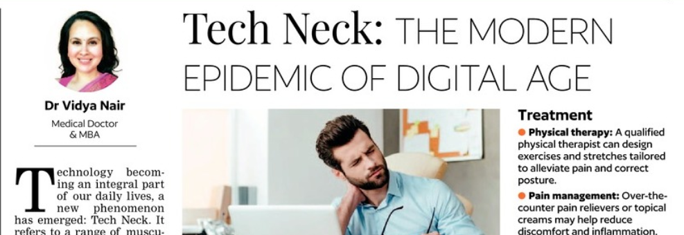 Tech Neck The Modern Epidemic Of Digital Age
