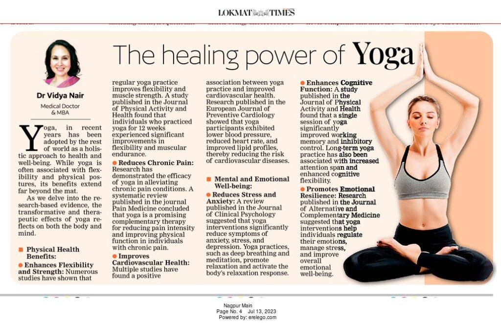 The healing power of Yoga